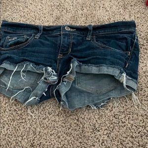 Hollister jean shorts
